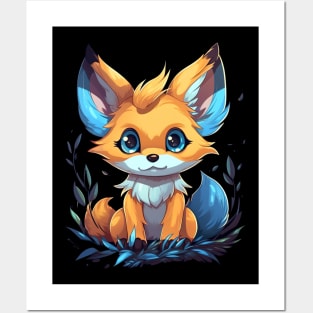 Cute Cartoon Fox Posters and Art